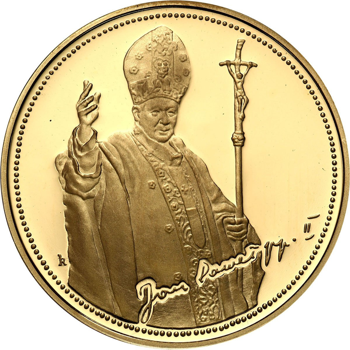 Polska medal 30. rocznica rozpoczęcia pontyfikatu Jana Pawła II - ZŁOTO